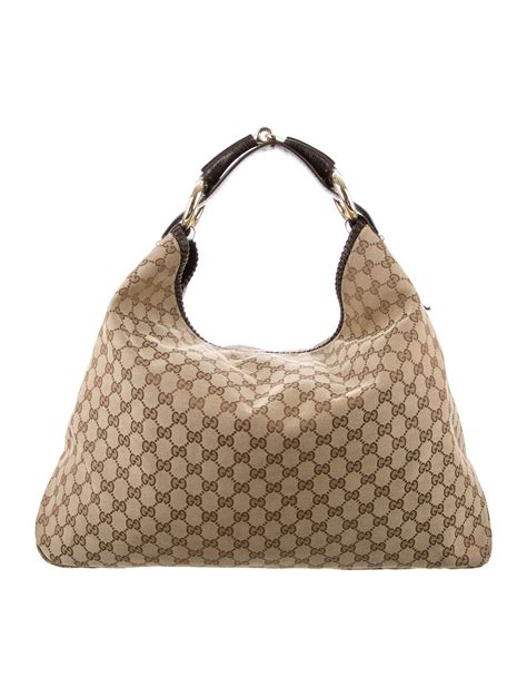 gucci large horsebit hobo bag|authentic gucci hobo bag.